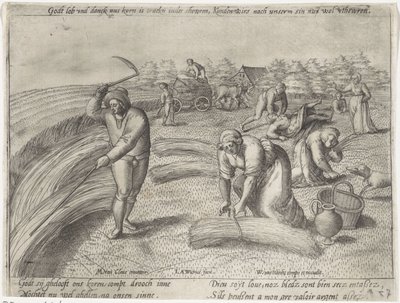 Il raccolto da Antonie Wierix (II) (possibly)