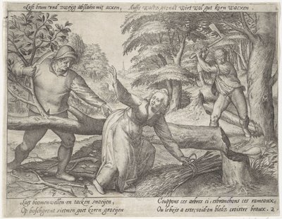 Bonifica della foresta da Antonie Wierix (II) (possibly)
