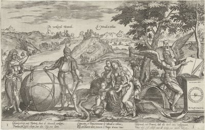 Il mondo alla rovescia, 1579 da Antonie Wierix (II)