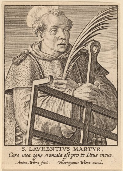 San Lorenzo Martire da Antonie Wierix