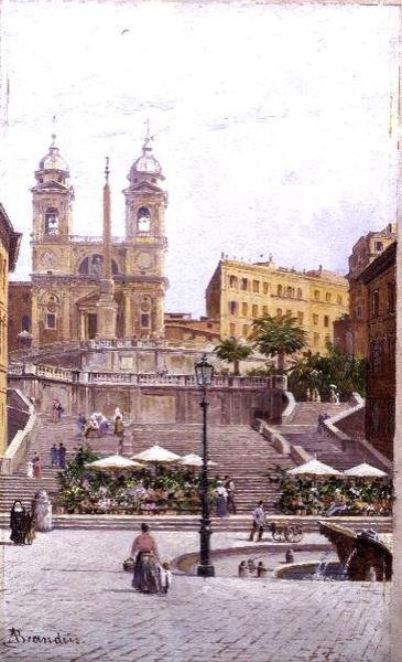 La scalinata di Trinità dei Monti, Roma da Antonietta Brandeis
