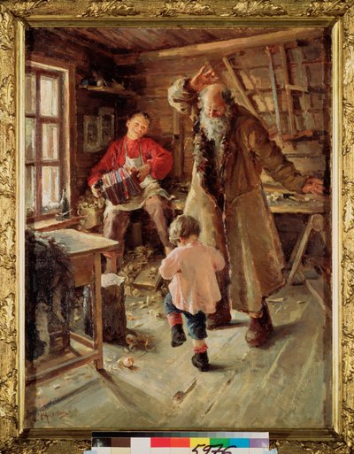 Un momento gioioso da Antonina Leonardov Rzhevskaya