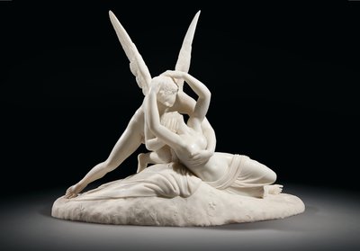 Psiche rianimata dal bacio di Cupido da Antonio (after) Canova