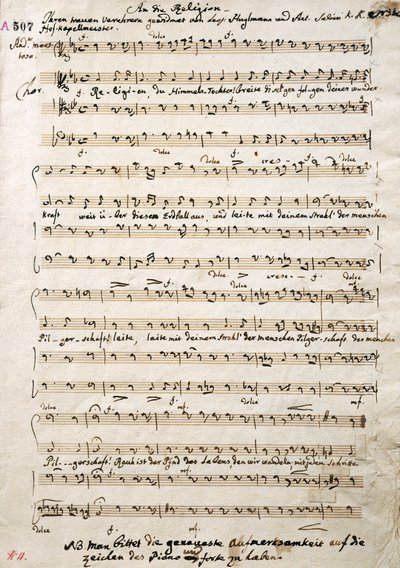 Partitura autografa dell