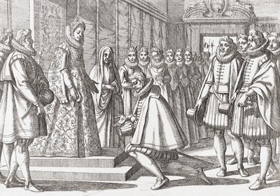 Filippo III, Re di Spagna davanti a Margherita d
