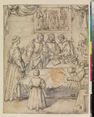 Preparazione per la buona morte da Antonio (attr.to) Pereda y Salgado