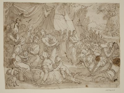 La raccolta della manna da Antonio Aliense