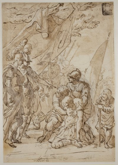 Alessandro con il corpo di Dario(?) da Antonio Balestra