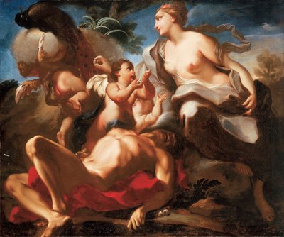 Giunone e il pavone da Antonio Balestra