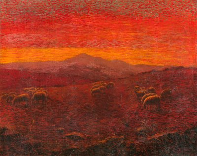 Paesaggio con un gregge da Antonio Ballero