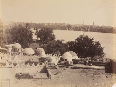 Asyut, vista dalla montagna da Antonio Beato