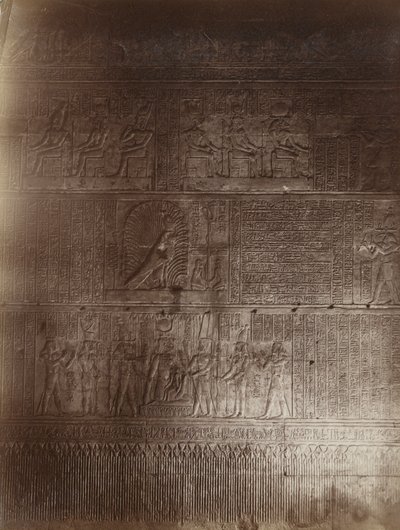 Interno del Tempio, Philae da Antonio Beato