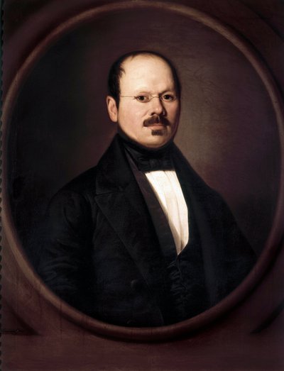 Ritratto di Antonio María Esquivel y Suárez de Urbina (1806-1857). Dipinto di Antonio Benavides da Antonio Benavides