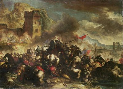 Scaramucce di Cavalleria tra Crociati e Turchi da Antonio Calza