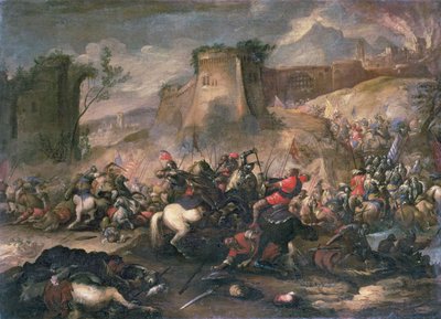 Scaramucce di cavalleria tra Crociati e Turchi da Antonio Calza