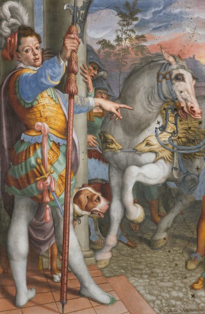 Abside, Antonio Campi, Incontro di Gesù con il centurione Cornelio 1582-84, (dettaglio) da Antonio Campi