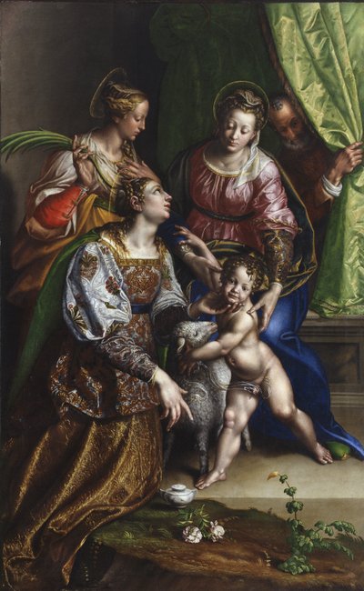 Madonna e Bambino con San Giuseppe, Santa Caterina e Sant