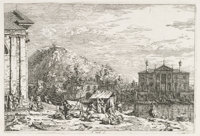 Vedute: Una Città Oltre un Fiume, 1735-1746 da Giovanni Antonio Canal