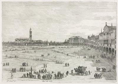 Vedute: Prà della Valle, Padova da Antonio Canaletto