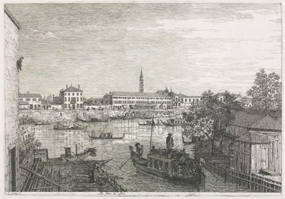 Vedute: Il porto di Dolo da Antonio Canaletto