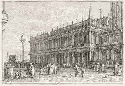 Vedute: La Biblioteca, Venezia da Antonio Canaletto