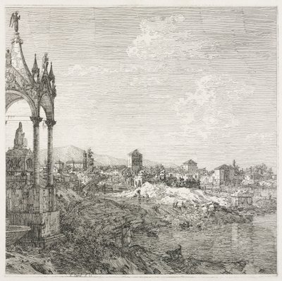 Vedute: Il sepolcro di un vescovo da Antonio Canaletto