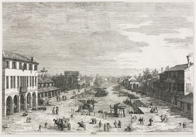 Vedute: Vedute di Mestre, una città nella provincia di Venezia da Giovanni Antonio Canal