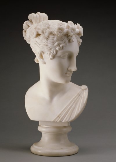 Testa di una ballerina, 1820 da Antonio Canova