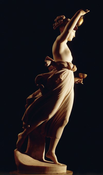 Ebe di Antonio Canova (1757-1822), statua in marmo da Antonio Canova