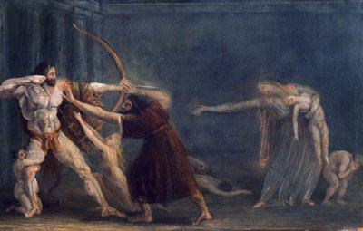Ercole che scocca frecce ai suoi figli di Antonio Canova da Antonio Canova
