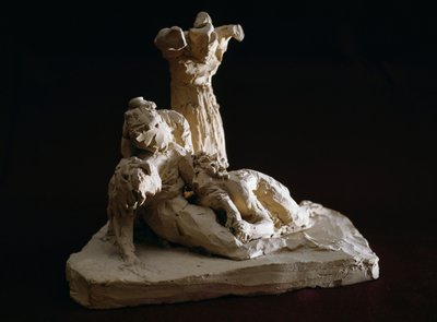 Compianto su Cristo, bozzetto in terracotta di Antonio Canova (1757-1822), Possagno, Veneto, Italia da Antonio Canova
