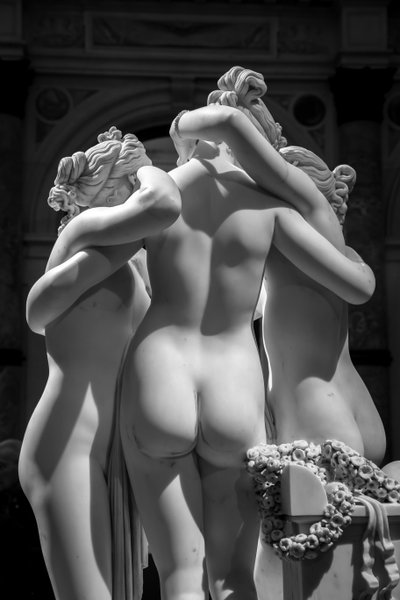 Le tre Grazie da Antonio Canova