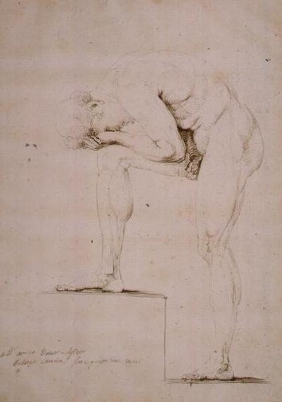 Nudo maschile che piange da Antonio Canova