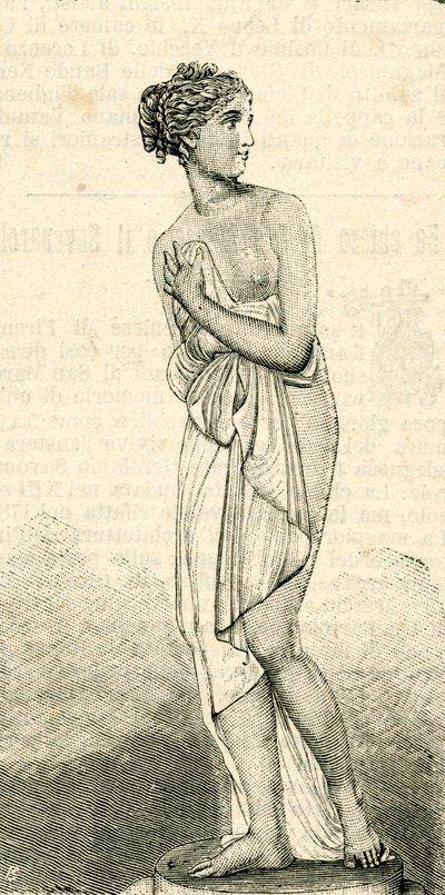 Venere Italica, di Antonio Canova, Galleria Palatina, Firenze, Toscana, Italia da Antonio Canova