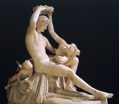 Venere incorona Amore di Antonio Canova (1757-1822), modello in gesso da Antonio Canova