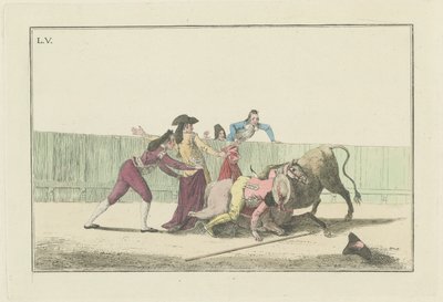 Tavola V, dalla serie Colección de las principales suertes de una corrida de toros da Antonio Carnicero