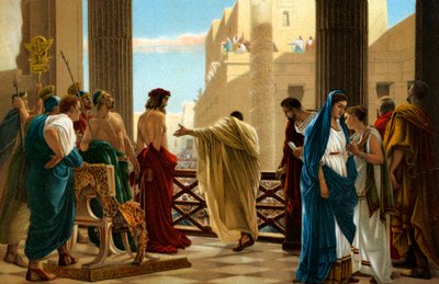 Ecce Homo, dopo un dipinto di Antonio Ciseri - Bibbia da Antonio Ciseri