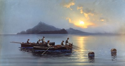 Pescatori al largo di Capri da Antonio Coppola
