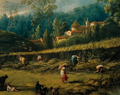 La mietitura (dettaglio) da Antonio Diziani