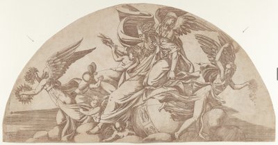 Dio seduto sul mondo, 1540-45 da Antonio Fantuzzi