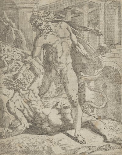 Ercole e Caco da Antonio Fantuzzi