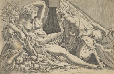Giove e Antiope, 1540-45 da Antonio Fantuzzi