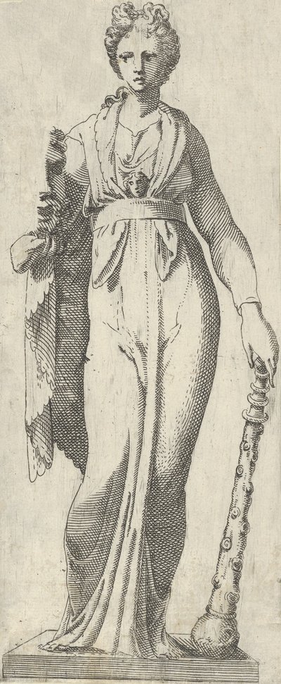 Melpomene, dal sarcofago Mattei, Roma, 1540-45 da Antonio Fantuzzi