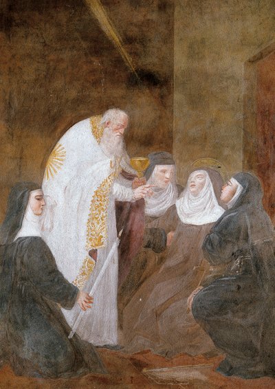 Morte di Santa Liberata da Antonio Fedi
