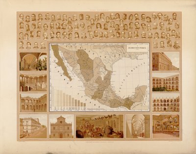 Atlas pintoresco e histórico de los Estados Unidos Mexicanos da Antonio García Cubas