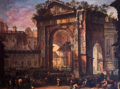 Portico di Ottavia da Antonio Gaspari