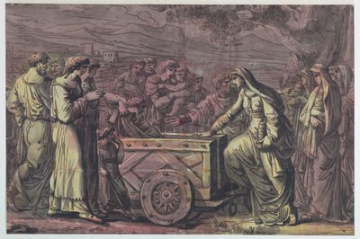 Lucio Albino salva le Vestali da Antonio Giuseppe Basoli