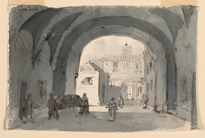 Scenografia, Ospedale di Brescia da Antonio Giuseppe Basoli