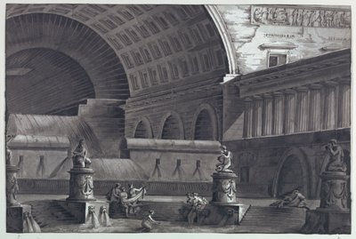 Scenografia, Terme romane da Antonio Giuseppe Basoli