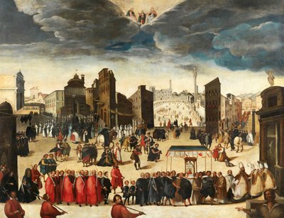 La processione per la consacrazione dell